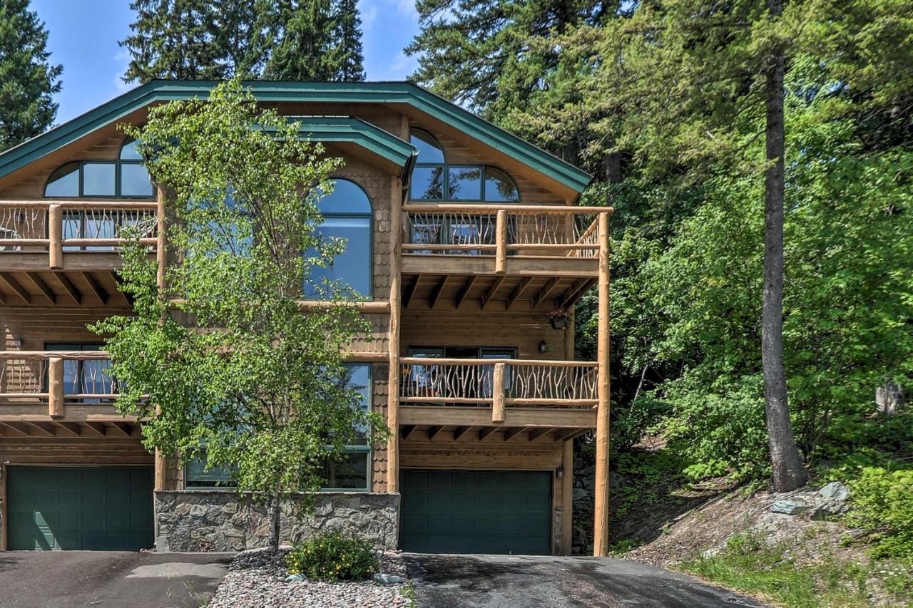 Rustic Home On Whitefish Mountain, Near Ski Run! Exterior foto